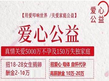麻城捐卵助孕生子 爱心志愿者招募